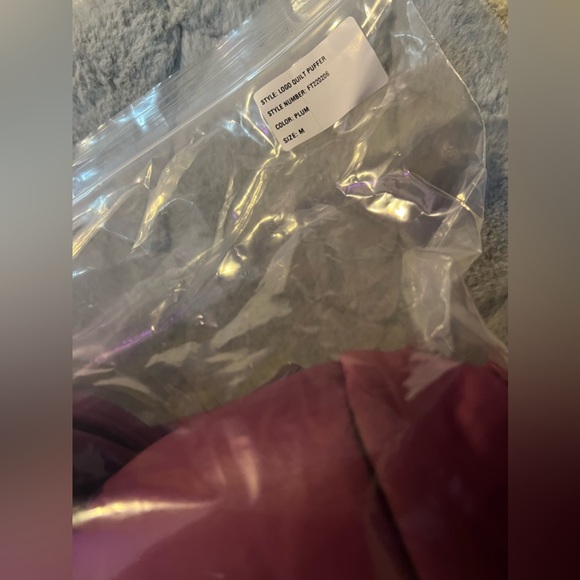 ❗️SOLD❗️☠︎︎ FTP LOGO WORLD DOMINATION QUILT PUFFER JACKET PLUM ☠︎︎ - Picture 9 of 15